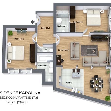 Residence Karolina Prag Oda fotoğraf