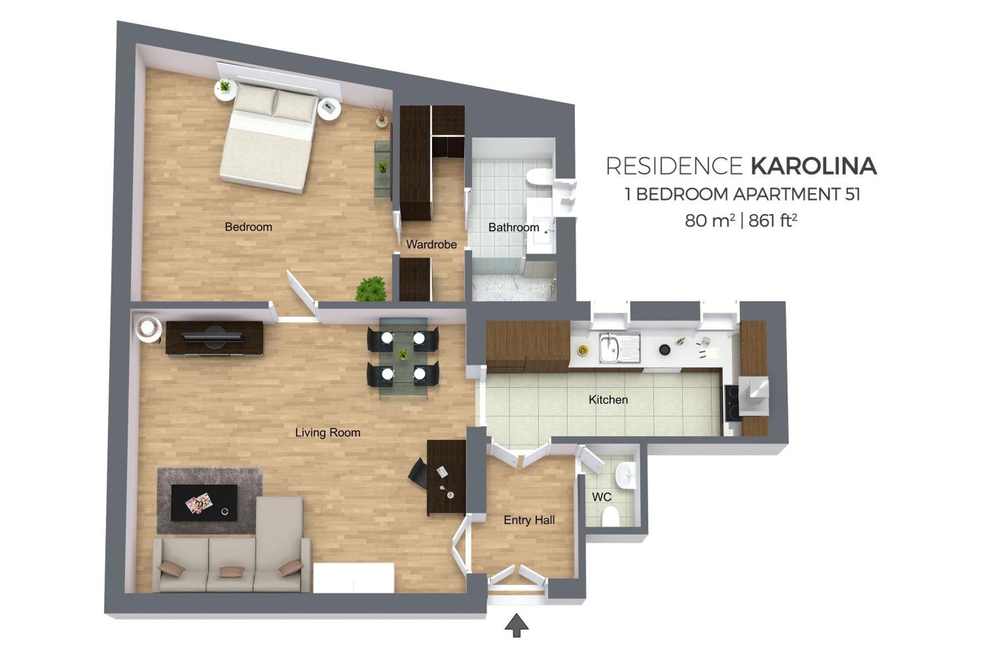 Residence Karolina Prag Oda fotoğraf