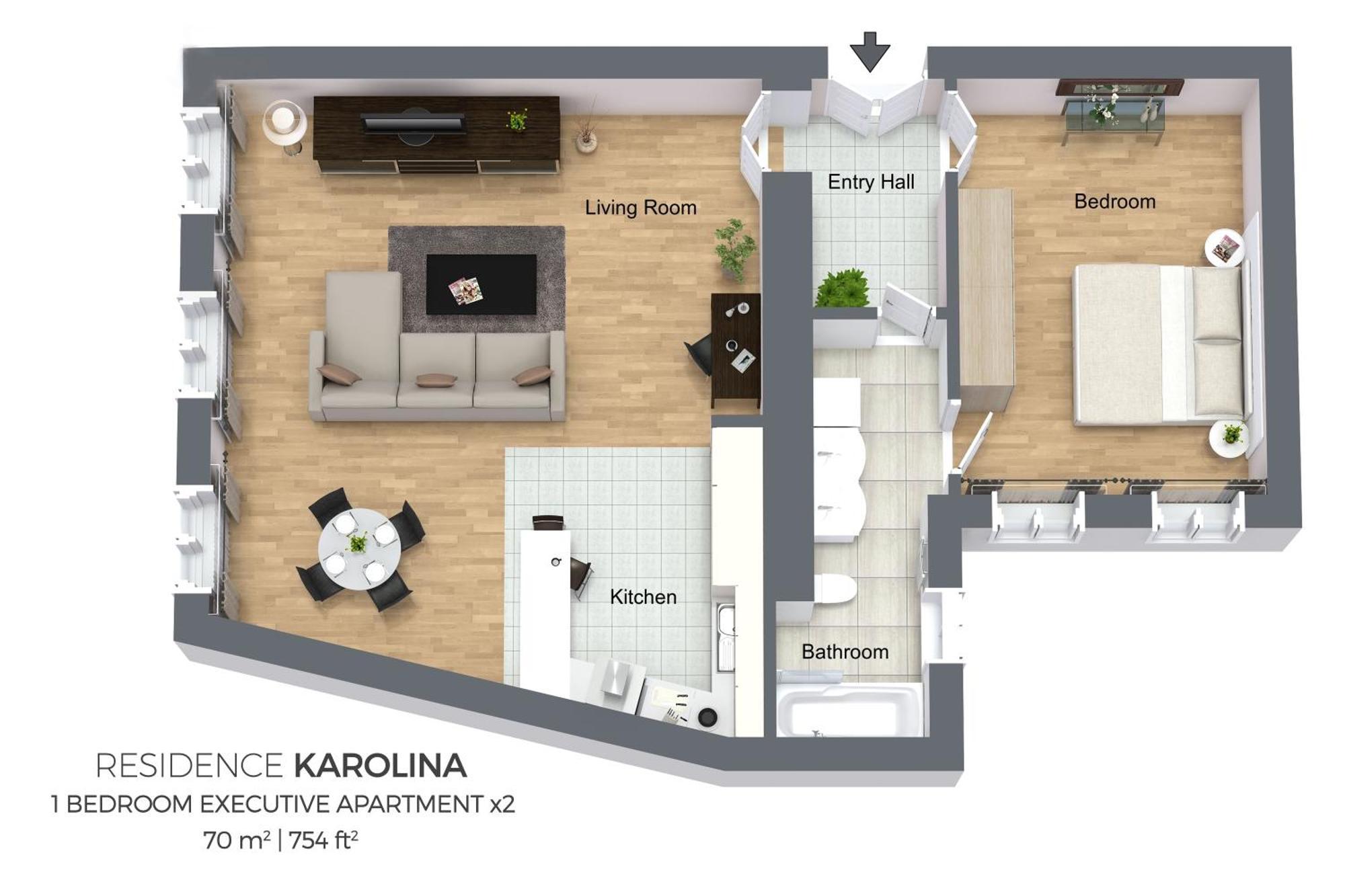 Residence Karolina Prag Oda fotoğraf